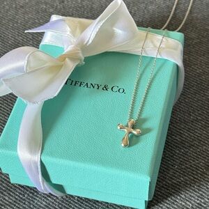 Tiffany & Co. Silver Cross Necklace 925